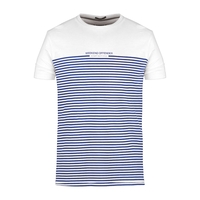 Half Stripes White,  XXL