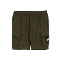 Kids Bavaro Ripstop Cargo Shorts in Dark Army,  6