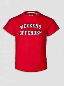 Kids Harvard Tee Postbox Red