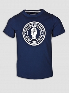 Kids Keep The Faith Tee Navy