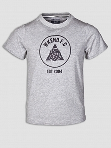 Kids Wkend F.C. Tee Grey Marl