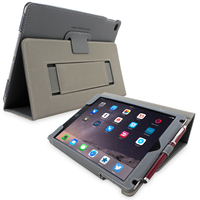 iPad Pro 9.7 Flip Case in Grey Leather