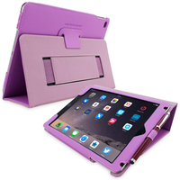 iPad Pro 9.7 Flip Case in Purple Leather