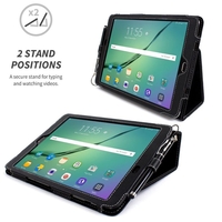 Snugg Galaxy Tab S2 9.7 Case in Black Leather
