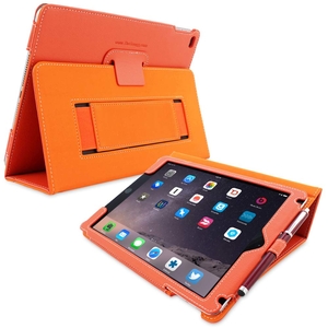 Snugg iPad Air 2 Case in Orange Leather