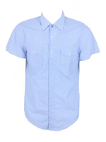 Casoe Stripe Shirt - Open Blue