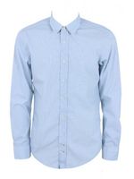 Cliffe Micro Check Shirt - Medium Blue