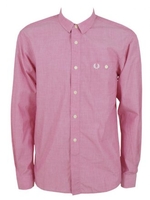 Concealed Tipped Trim Shirt - Pink