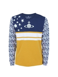 Moto GP Racer L/S Sweat - Navy/Cream