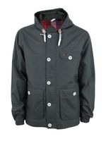 The Brookwood Hooded Jacket - Black/Olive