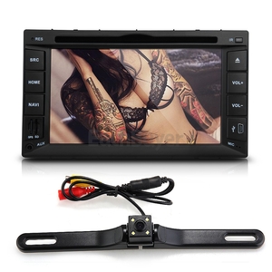 Double Din 6.2 Touch Screen Car In-Dash DVD Player Camera