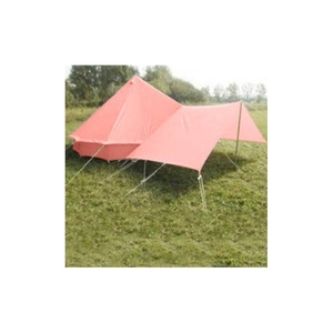 Bell Tent Canopy Awning - Coral Red