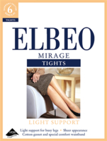 Elbeo 15 Denier Mirage Tights - Black - Black