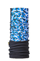 Buff Polar Neck and Head Warmer In Saltire Flag Blue
