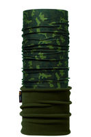Buff Polar Neck & Head Warmer In Hunt Green