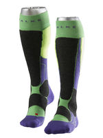 Falke SB2 Womens Snowboard Socks Green/Lilac