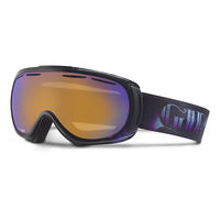 Giro Amulet Purple 2015 Womens Ski Goggles with Persimmon Boost Lens