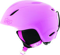 Giro Launch 2015 Kids Ski Helmet In Pink Cat