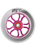 Grit Ultra Light Freestyle Scooter Wheels 100mm Pink/White