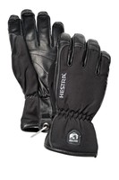 Hestra Army Leather Griff Ski Gloves In Black