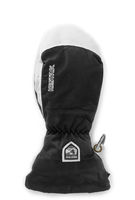 Hestra Army Leather Heli Ski Mittens Black/White