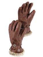 Hestra Sonata Womens Leather Ski Glove Glove Brown