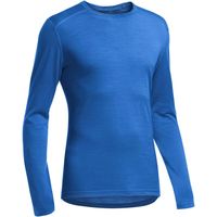 Icebreaker 2015 Oasis Childrens Long Sleeve Merino Crewe Top In Cadet