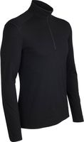 Icebreaker 2015 Oasis Mens Long Sleeve Half Zip Top In Black