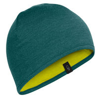 Icebreaker 2015 Reversible Pocket 200 Hat In Pine And Chartreu