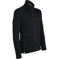 Icebreaker 2015 Sierra Long Sleeve Mens RealFLEECE Jacket In Black