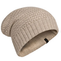 Icebreaker Skyline Fawn Heather Merino Wool Womens Winter Hat