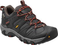 Keen Koven Low 2015 Mens Hiking Shoe In Raven And Red Clay