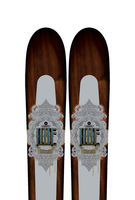Line 2012 Mothership Freeride Skis In 185cm (Skis Only)