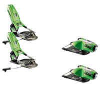 Look Pivot 14 2014 Ski Bindings 130mm Brake In Kiwi Green