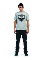 Mons Royale Airborne T-Shirt 2015 In Grey Marl