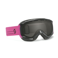 Scott Reply 2015 Ski Goggles in Black/Pink with Black Chrome Lens