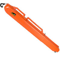 Sportube Series 2 Ski Hard Case For 2 Pairs Of Skis In Blaze Orange