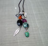 Silver Leaf Protection Piece Necklace