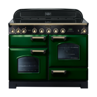 Rangemaster 113080 (CDL110EIRG/B) Classic Deluxe 110cm Induction Range Cooker,  Racing G/B