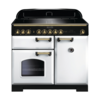 Rangemaster 114040 (CDL100EIWH/B) CLASSIC DELUXE 100cm Induction Cooker