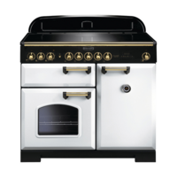 Rangemaster 114040 (CDL100EIWH/B) CLASSIC DELUXE 100cm Induction Cooker