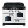 Rangemaster 114150 (CDL110ECWH/C) CLASSIC DELUXE 110cm Ceramic Range Cooker,  White/C