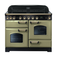 Rangemaster 114550 (CDL110EIOG/B) Classic Deluxe 110cm Induction Range Cooker,  OliveGreen