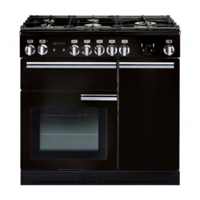 Rangemaster 97600 (PDL90DFFGB/C) PROFESSIONAL DELUXE 90cm Dual Fuel Range Cooker,  Black