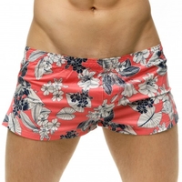 Marcuse Floral Boxer Shorts - Pink L