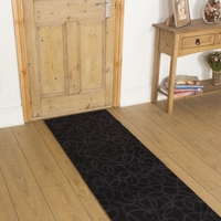 Brink & Campman 80/20 Wool Hallway Runner - Items Black 12604
