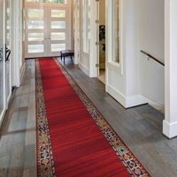 Brink & Campman 80/20 Wool Hallway Runner - Qashqai Red 61001