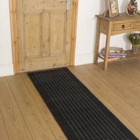 Brink & Campman 80/20 Wool Hallway Runner - Steps Grey 12105