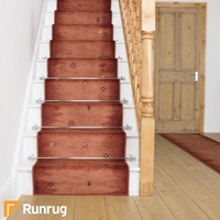 Gabbeh Rust Stair Runner