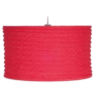 Bali Pendant Light Shade 35cm Red